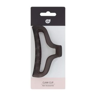 Life Klamra do włosów wklęsła szroniona czarna 1 szt.