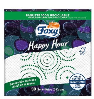 Servilletas Foxy Happy Hour 50 Uds.