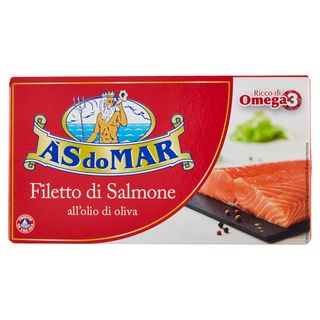 Asdomar Filetto Di Salmone All'Olio Di Oliva 150 G