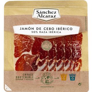 SANCHEZ ALCARAZ Jamón De Cebo Ibérico 50% Raza Ibérica 100 G