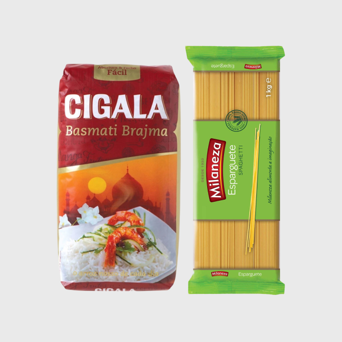 Arroz, Massa e Leguminosas