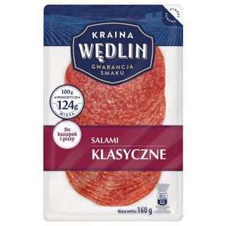 Kraina Wędlin Salami Klasyczne, 160 g