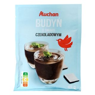 Auchan - Budyń o smaku czekoladowym bez cukru - 45 g