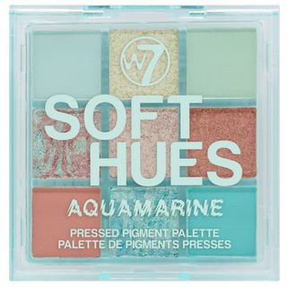 Paleta de Sombras Soft Hues Aquamarine - W7 - Multicolor 5056369107121