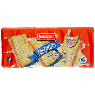 Bandama Galletas Tostadas Con Crema Sabor Fresa 200 G