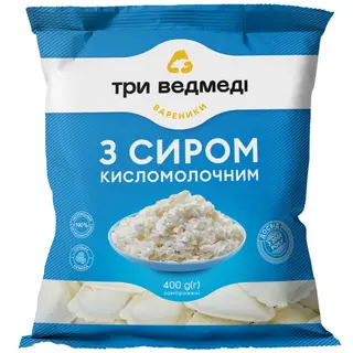 Pierogi słodkie z serem "Three bears" 400g