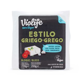 Queso Vegano en Bloque Estilo Griego 230g Violife