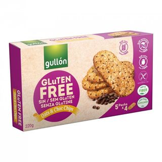 Galletas Avena Chips Sin Gluten Gullon 220 Gr.