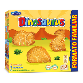 Galletas Dinosaurus De Cereales 411Gr