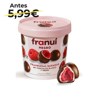 Franuí Chocolate Negro & Blanco 150g