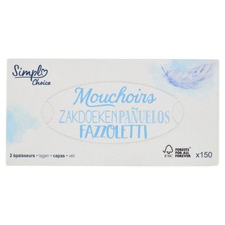Simpl Choice Fazzoletti 2 veli 150 pz