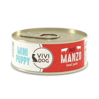 Vividog gr.85 pate puppy mini manzo