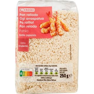 Pan Rallado Panko Estilo Japonés Eroski, Paquete 250 Gr. (25648916)
