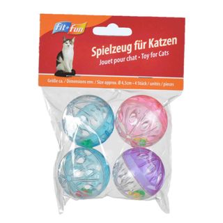 Fit and fun palline con sonagli 4pz