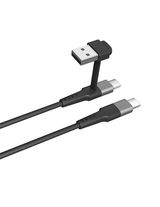 Cable Muvit For Change Usb-C 60W Negro 1,2 M (8426801171497)