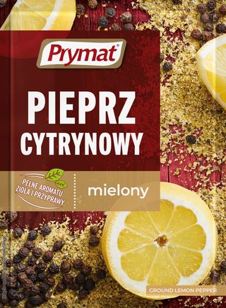 Prymat - Pieprz cytrynowy mielony - 20 g