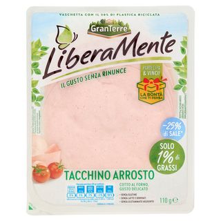 GranTerre LiberaMente Tacchino Arrosto 110 g - 8004225044414