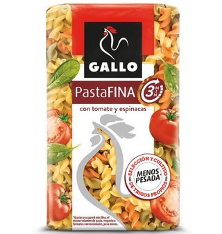 Hélices Gallo Pasta Fina Vegetales 400 G
