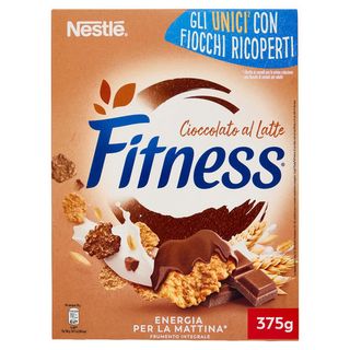 FITNESS Cioccolato al Latte Cereali Integrali con Fiocchi al Cioccolato 375g - 7613035146433