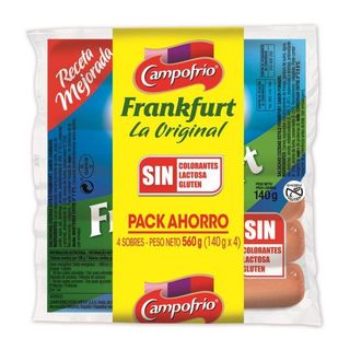 CAMPOFRÍO Salchichas Frankfurt, Pk-4