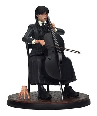 Figura Sd Toys Miércoles Con Violonchelo 15Cm (8435450259715)