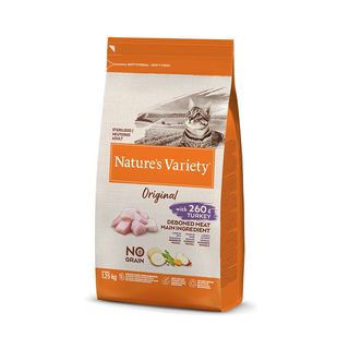 Nature'S Variety Original Adult Sterilised Pavo Pienso Para Gatos 7Kg