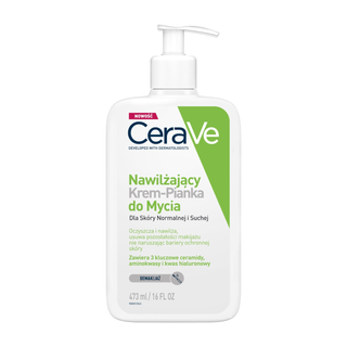 CeraVe Nawilżający krem-pianka do mycia do skóry normalnej i suchej 473 ml