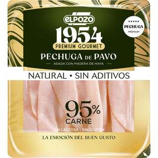 Pechuga Pavo Asada 95% Carne Natural Sin Aditivos 120 G