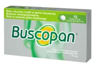 Buscopan 10 mg 10 tabletek