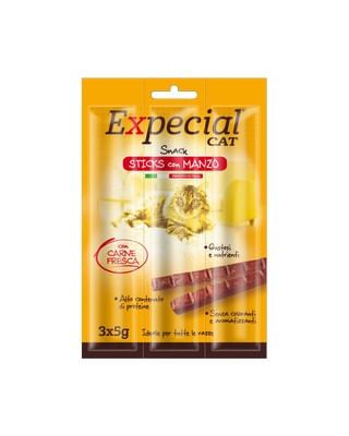 Expecial sticks snack manzo 3x5g 3x5g