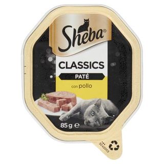 Sheba Paté Classics Cibo Umido Gatto In Vaschetta Con Pollo 85 G - 104854