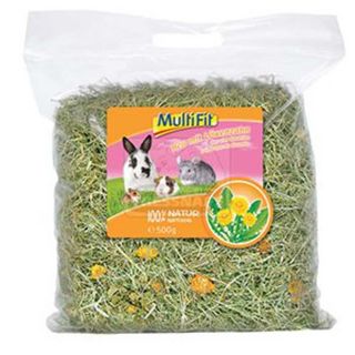 Multifit fieno per roditori 500g dente di leone