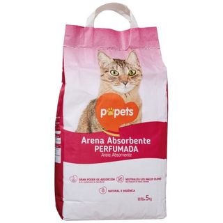 Arena Absorb. Perfumada Popets 5 Kg