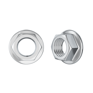 10 Porcas Com Flange Zinc D5 (82583072)