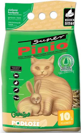 Żwirek dla kota BENEK Super Pinio Zielona Herbata 10L/5,5kg
