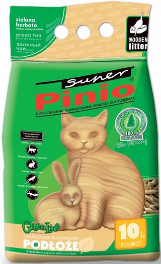 Żwirek dla kota BENEK Super Pinio Zielona Herbata 10L/5,5kg