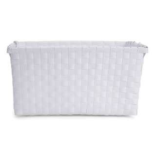 Cestino intrecciato bianco - 1000679