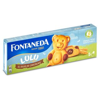 Bizcocho Ositos Lulú Rellenos De Chocolate Fontaneda Caja 150 G