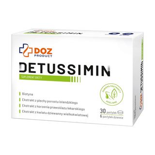 DOZ Product Detussimin, pastylki do ssania, 30 szt.
