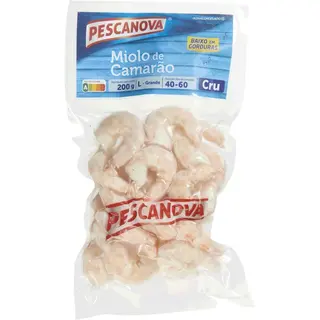 Pescanova Miolo de Camarão Grande 40/60 embalagem 200 g - 18939401560