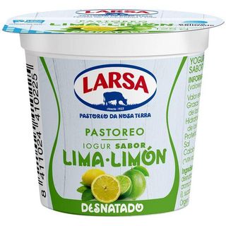 Yogur Desnatado De Lima-Limón Larsa, Tarrina 125 Gr. (23520661)