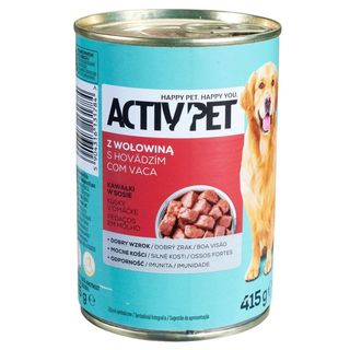 Activ Pet Karma kawałki w sosie z wołowiną 415 g