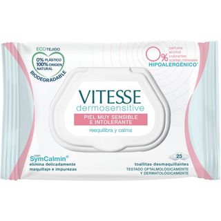 Toallitas Desmaquilladoras Dermo-Sensitive - Vitesse - 25 unidades 8411061717714