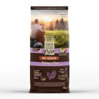 12 KG True Origins Pure Grain Free Adult Pavo pienso para perros