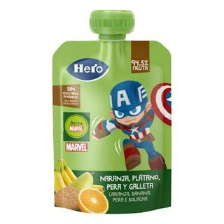 Hero Pouche Nano Naranja y Galleta 100g (162850)