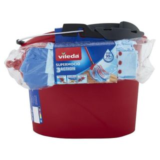 Vileda Supermocio Torsion Power + Manico Intero + Supermocio 3Action - 021147