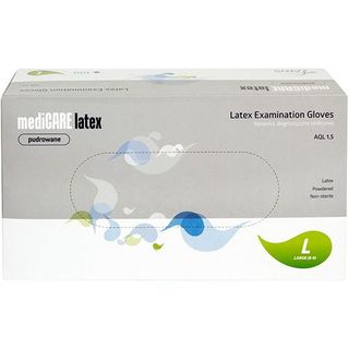 Medi-Care Rękawice lateksowe L 100 szt.