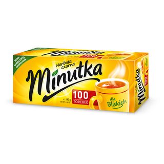 Minutka Herbata czarna, 100 torebek
