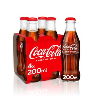 Coca Cola Pack de 4 Botellas de 20 Cl.