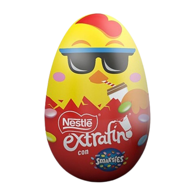 Nestlé Smarties Extrafino Ovo Páscoa Chocolate de Leite 185g